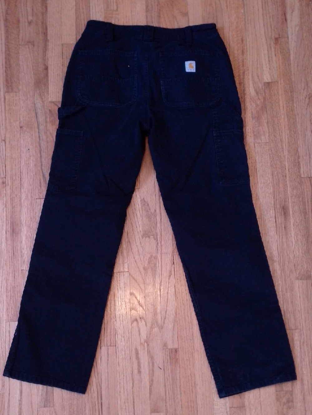 Carhartt Loose Fit Rugged Flex Canvus Double Front Work Pants Utility Cotton